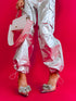 SILVER TONE pants "ILUMINOS" K679
